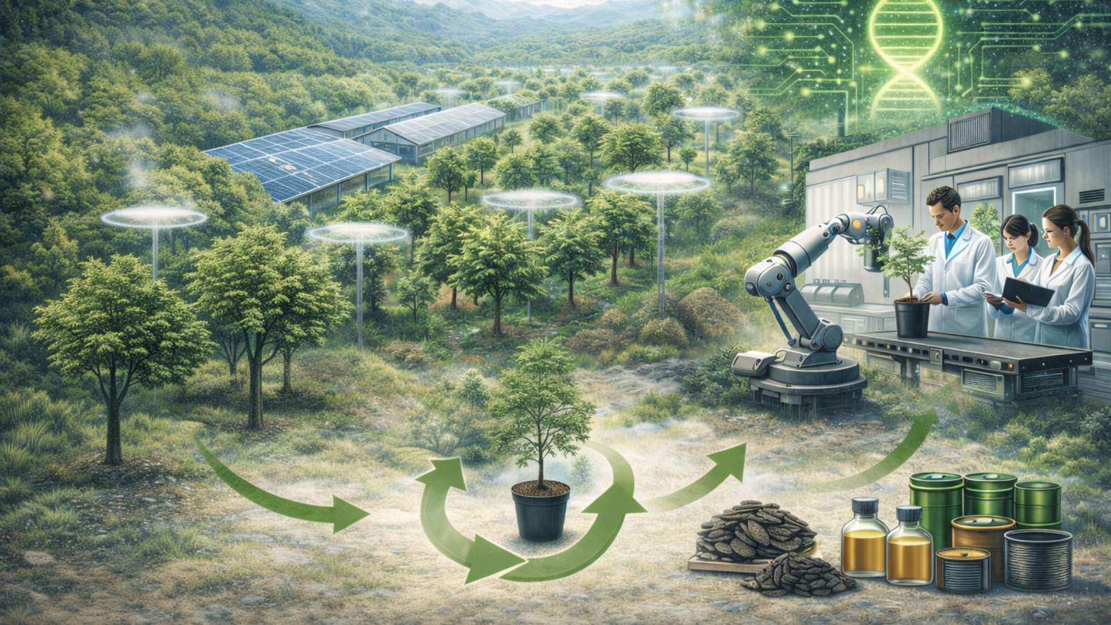 Faraday and a Breakthrough in High-Technology Forestry: Building a Green Economy through the Agarwood (Aquilaria) Model