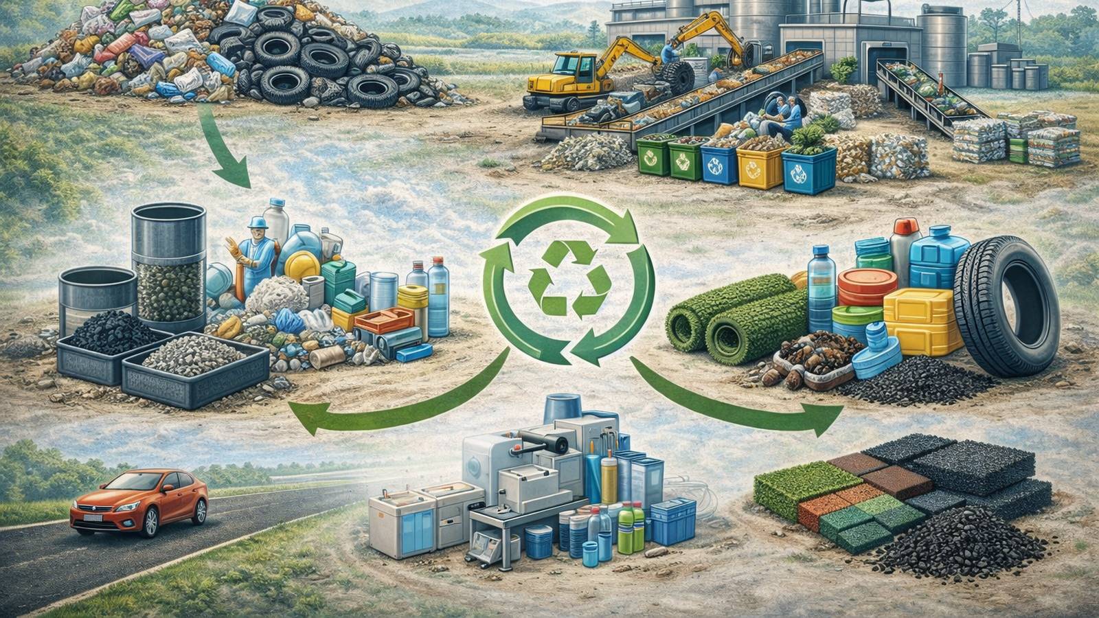 Introduction: “Integrated Recycling Ecosystem for Plastics & Waste Tires – Maximizing Value Recovery”